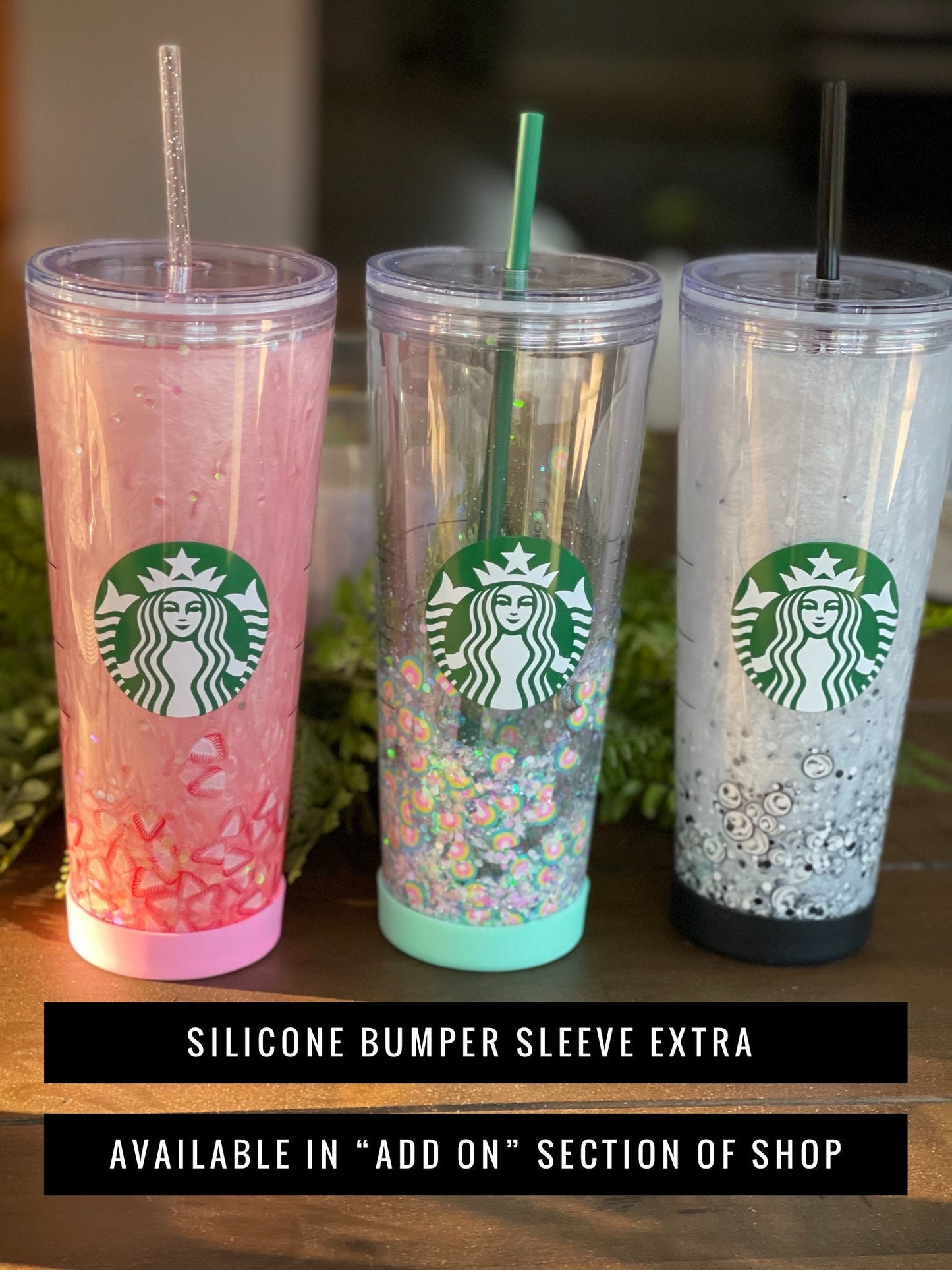 Black Blood Drip Halloween 24 ounce Starbucks Snowglobe Tumbler, Snow Globe Tumbler, Glitter Tumbler, Double Walled Tumbler, Acrylic Tumbler