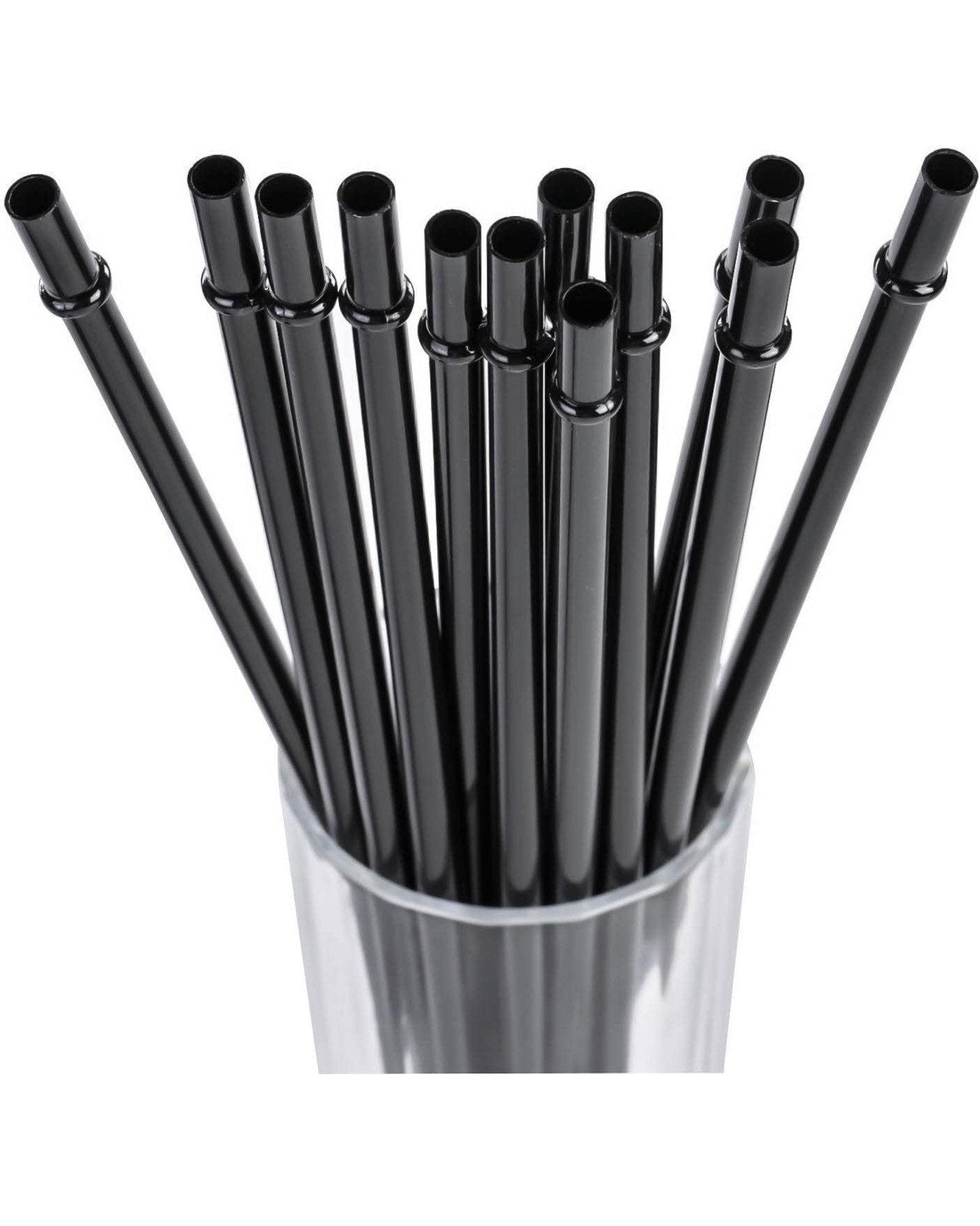 Plastic Reusable Straws 11 inch, Gift