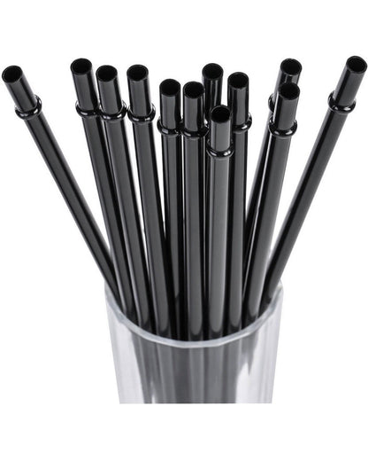 Plastic Reusable Straws 11 inch, Gift