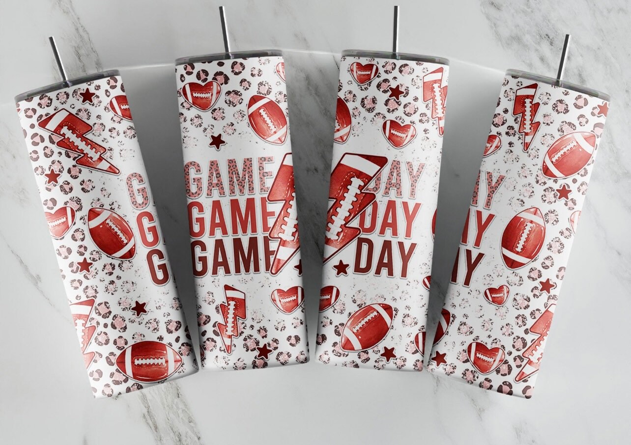 Game Day 20 Ounce Metal Tumbler, Sublimation, Gift, Insulated Tumbler, Gift