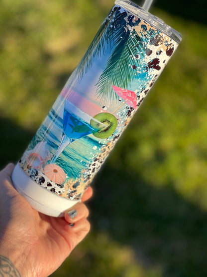 It’s Five O Clock Somewhere Bluetooth Speaker Sublimation 20 Ounce Tumbler, Sublimation, Gift, Insulated Tumbler, Gift