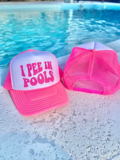 I Pee In Pools Trucker Hat, Gift