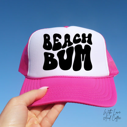 Beach Bum Trucker Hat, Gift