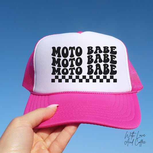 Moto Babe Trucker Hat, Gift