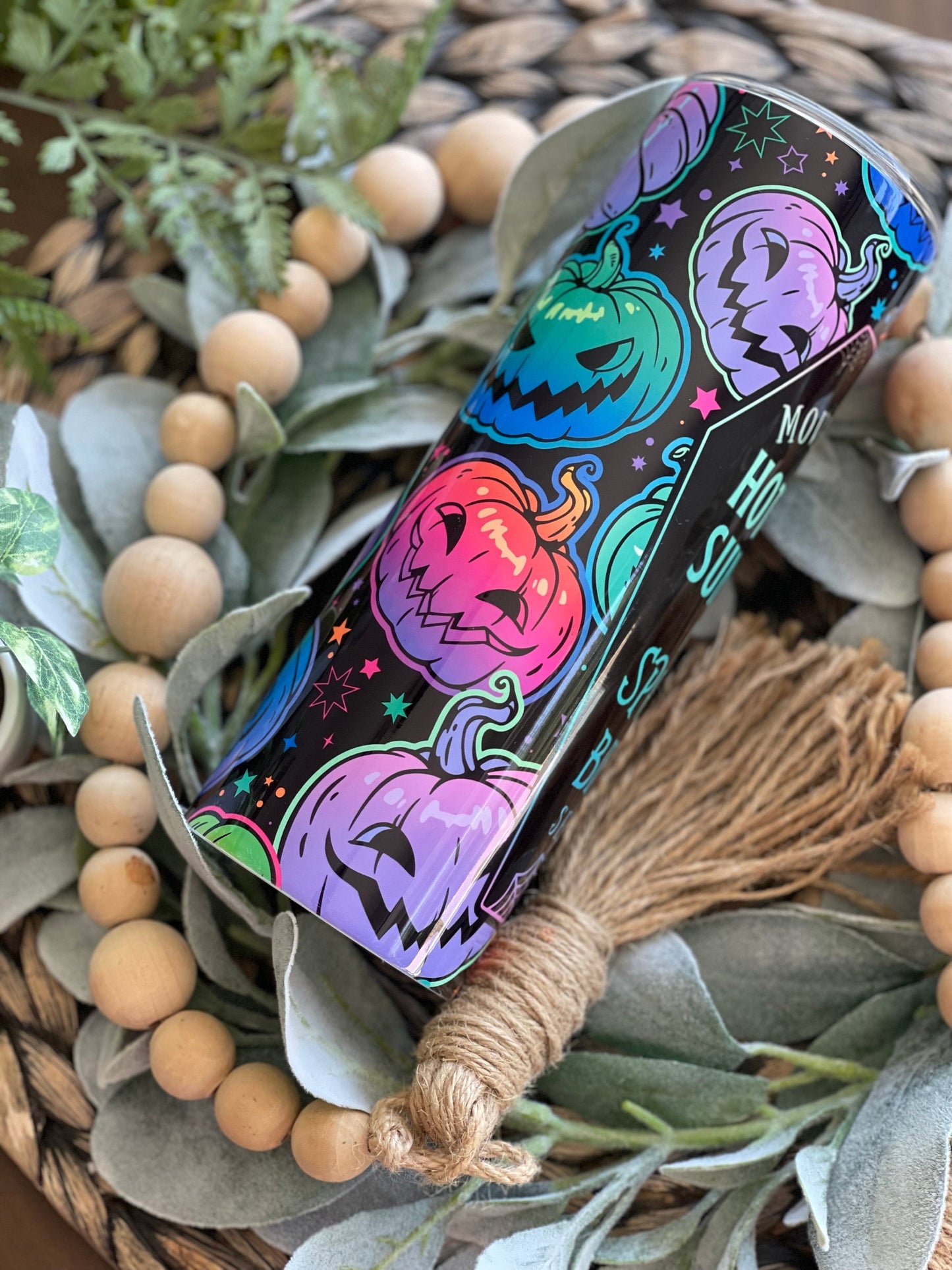 Move Over Hot Girl Summer It’s Spooky Bitch Season, Spooky Halloween Sublimated 20 Ounce Tumbler, Sublimation, Gift, Insulated Tumbler, Gift