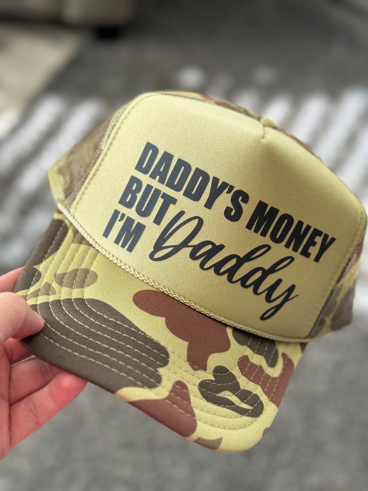 Daddy’s Money But I’m Daddy Trucker Hat, Gift